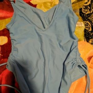 Blue bathing suit